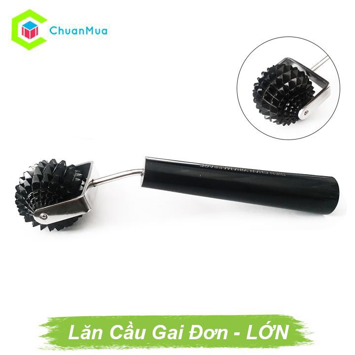 Lăn Cầu Gai Đơn Lớn Sừng - Dụng Cụ Diện Chẩn LOẠI 1 ( Phụ Kiện Massage VINA Chuẩn Cây Điện Chấn Nhấn Huyệt Mát Xa )