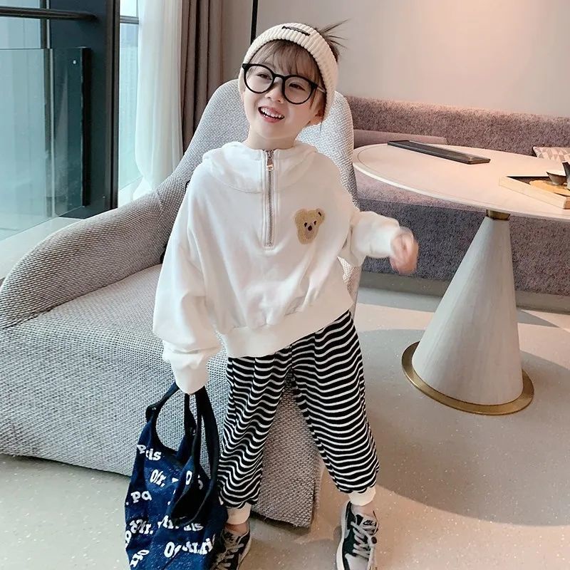 Áo Hoodie DàI Tay In HìNh GấU Dễ Thương Cho Bé GáI