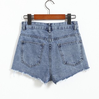 #3 Quần short jean demi cạp cao