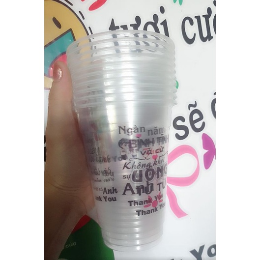 50 Ly nhựa PP trơn - 360ml /500 ml/700ml