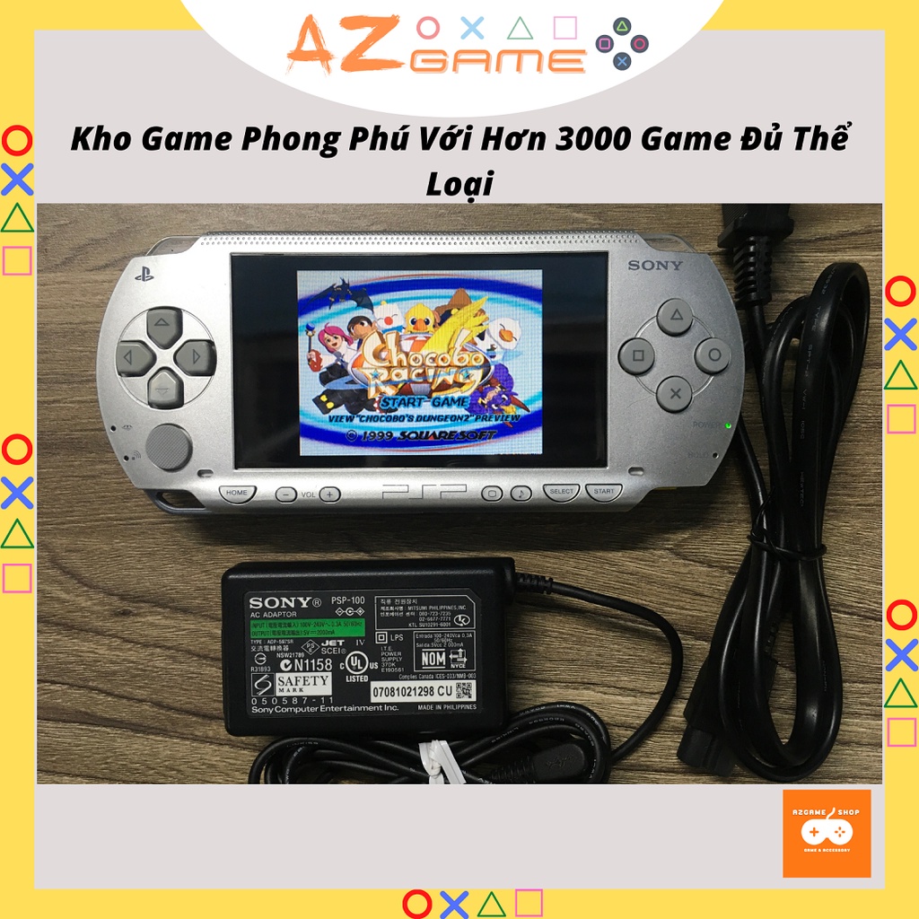 Máy Game PSP 1000 (Full game PSP/PS1/GBA/NES/SNES/GAME THÙNG) + Đủ Phụ Kiện