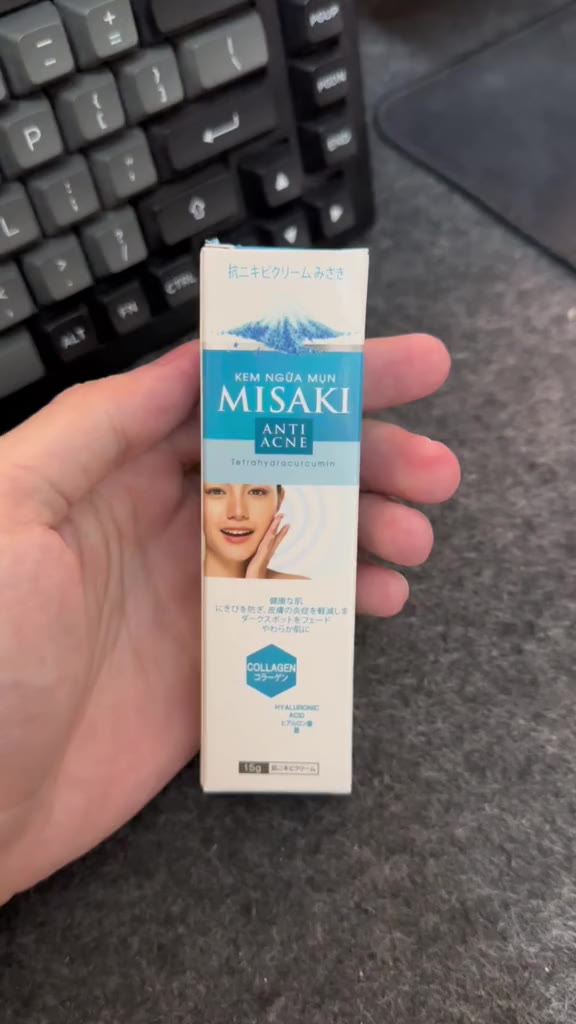 Kem mụn collagen MISAKI, chấm mụn giúp xẹp mụn, ngăn ngừa và mờ thâm hiệu quả - chiết xuất từ collagen - tuýp 15g | BigBuy360 - bigbuy360.vn