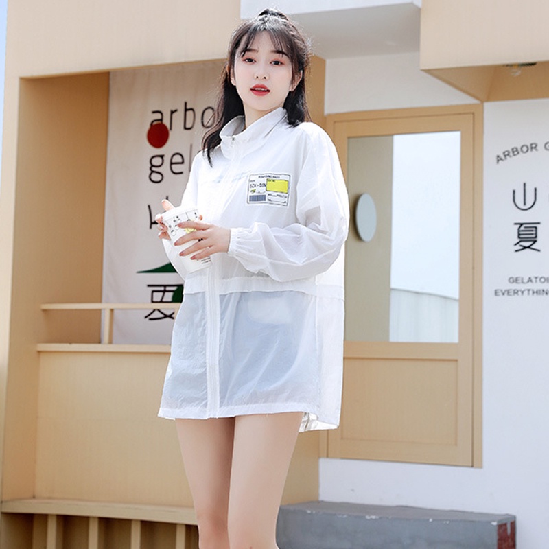 Áo Khoác Mỏng Chống Nắng Thoáng Khí Màu Sắc Phù Hợp Cho Nữ