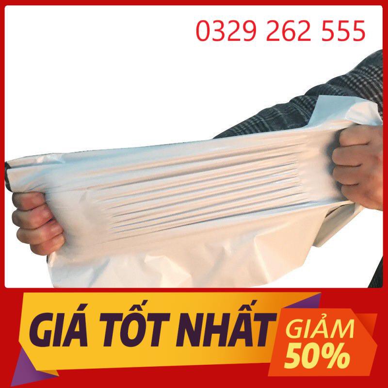 (~100 cái Túi dán miệng) size 25x35cm Túi nilon gói hàng niêm phong tự dính siêu dai