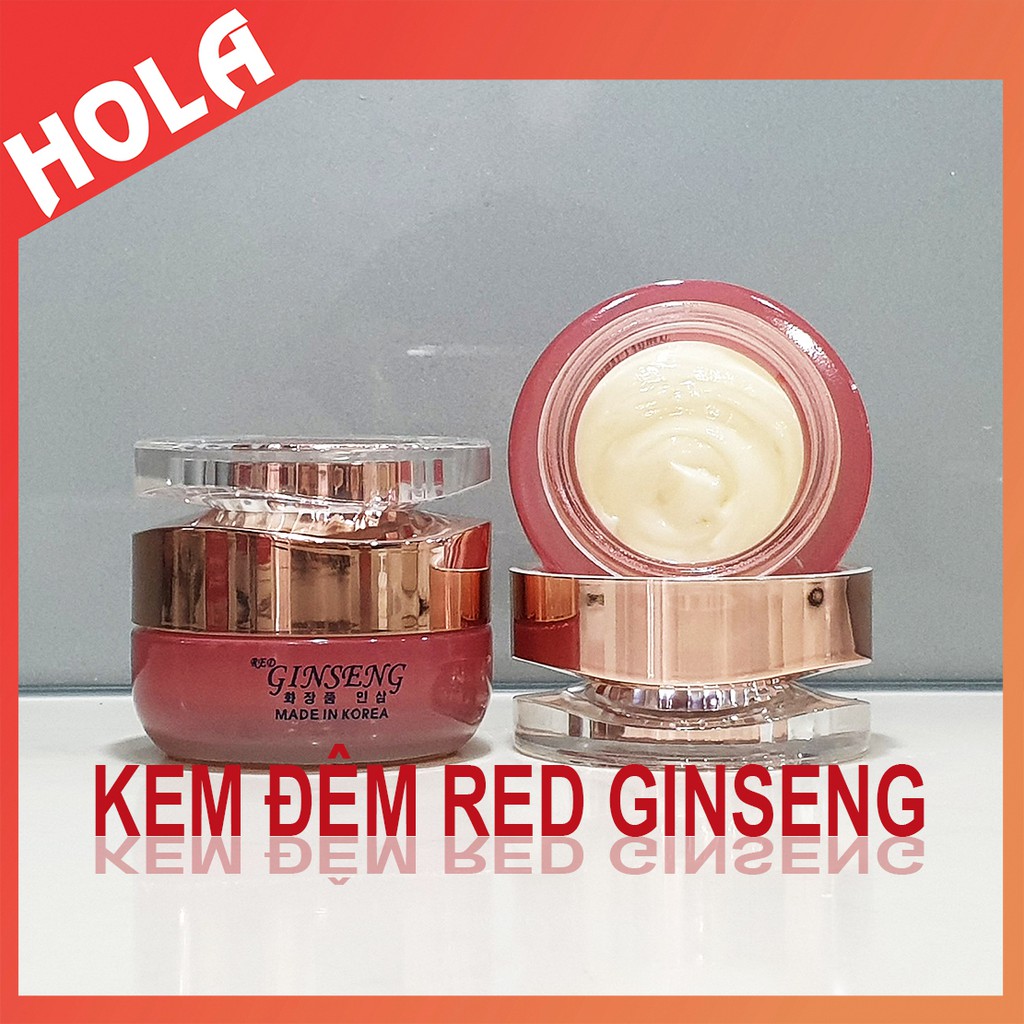 [CHÍNH HÃNG] Kem đêm Red Ginseng Hồng Sâm, giúp làm sạch nám tàn nhang và dưỡng trắng da, kem sâm, mỹ phẩm Ginseng.