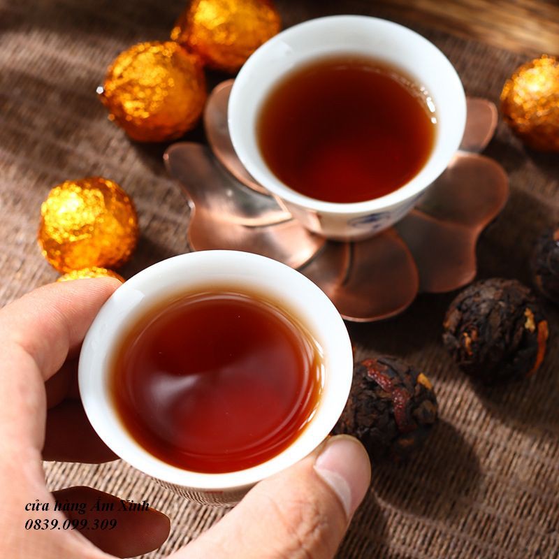 Trà Phổ Nhĩ Quýt Vân Nam (Đóng túi 06 viên khoảng 50 gram) | BigBuy360 - bigbuy360.vn