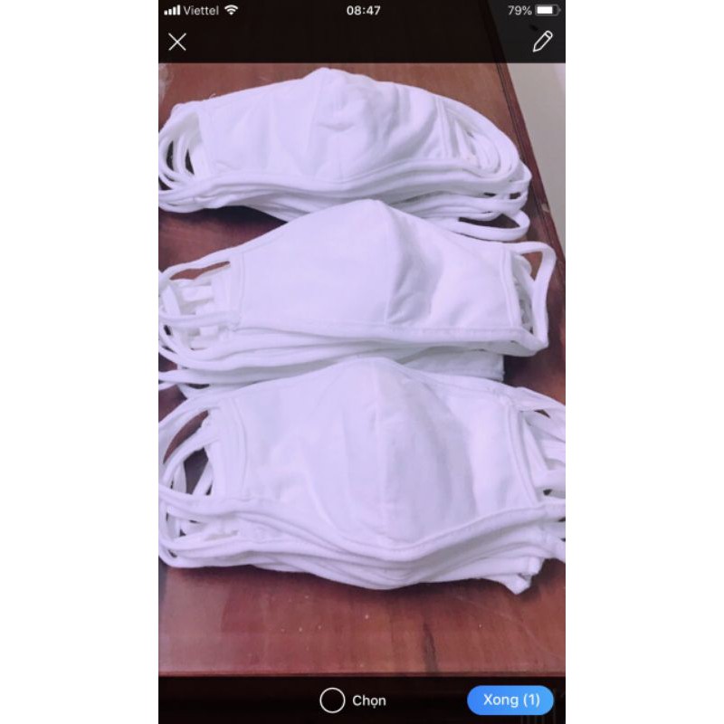 Khẩu trang vải kháng khuẩn (video+ảnh thật) loại tốt freeship50k