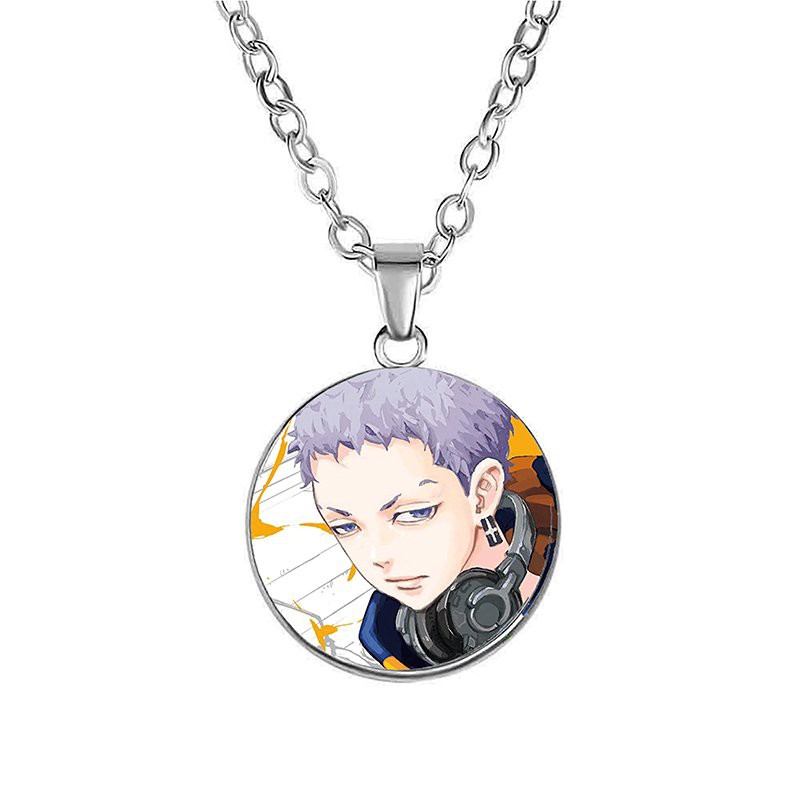 Vòng cổ in hình nhân vật TOKYO REVENGERS Kịch Trường Của Takemichi anime chibi xinh xắn quà tặng độc đáo