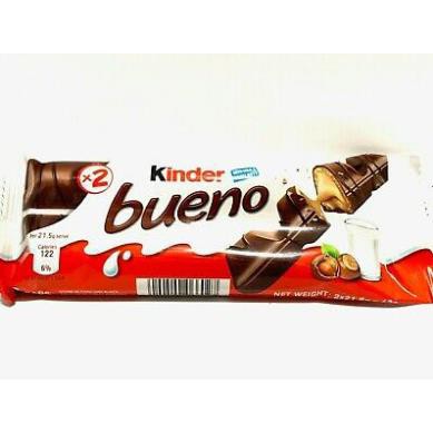 ( Bán sỉ ) Lốc 30 gói Bánh Chocolate nhân Hạt dẻ Kinder Bueno 43gr (2 thanh)