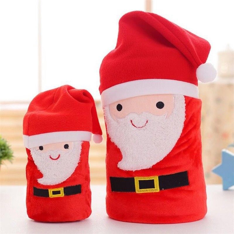 Chăn Bông Mềm In Hình Ông Già Noel
