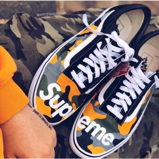 giày  custom supreme