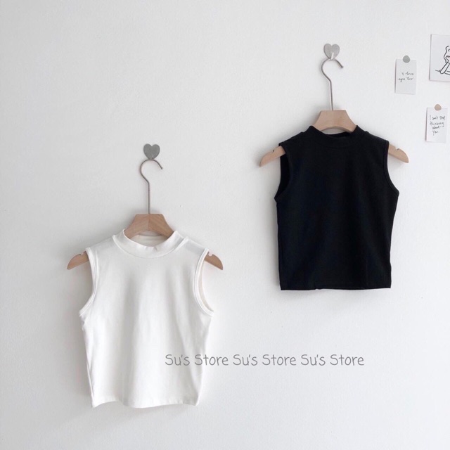Áo ba lỗ cổ 3 phân