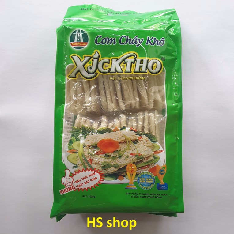 Cơm cháy khô Xicktho (Chưa chiên) 01kg -Đặc sản Ninh Bình - NPP HS shop
