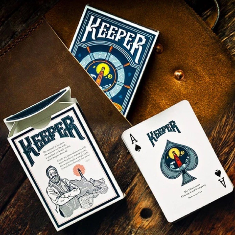 Bộ bài tây Keeper Playing Cards Blue [ Hàng Mỹ ]