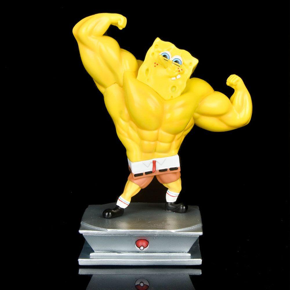 REBUY1 Mô Hình Nhân Vật Hoạt Hình SpongeBob Bằng PVC