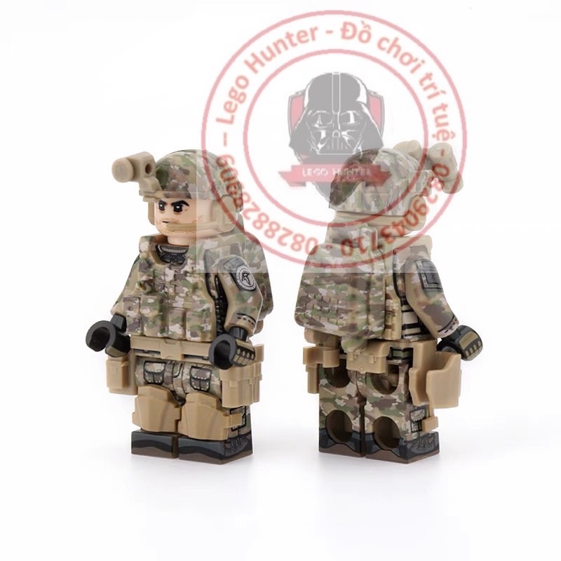 Non lego army USMC combo 5 lính thuỷ quân lục chiến Mỹ