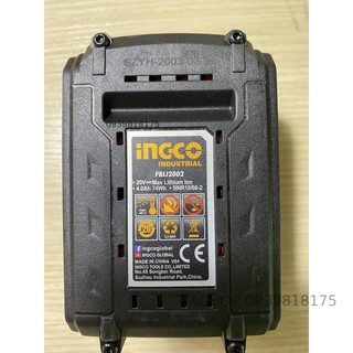 Pin 20v 4.0ah ingco FBLI2002