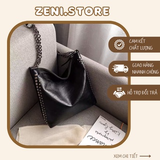 Túi xách Zara xích Túi tote da mẫu mới 2022 - ZENI.STORE