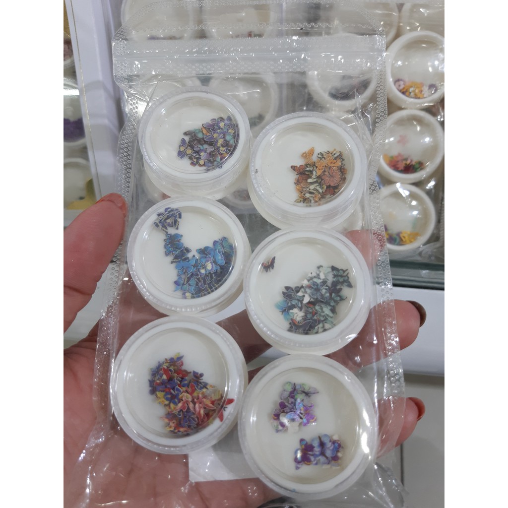 Set giấy trang trí móng (6 hủ) - NA5870