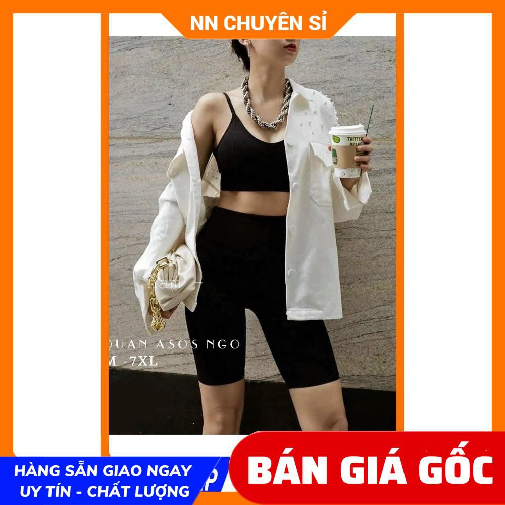 Quần legging dài ngố lửng nữ ôm body nâng mông cạp cao Vải Thun loại 1 mềm mịn mát co giãn tốt đủ size đến 70 ký