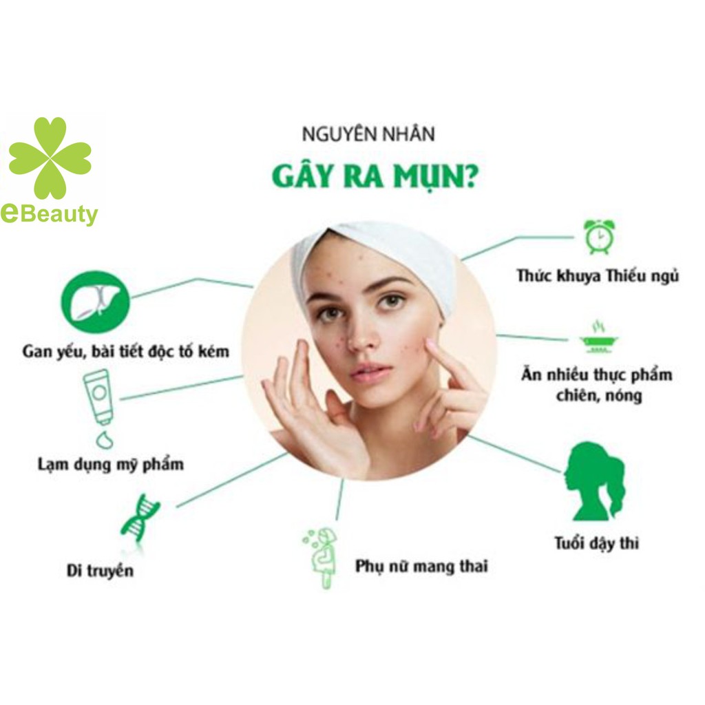 Serum tri mụn xóa thâm sẹo rổ nám tàn nhang EBeauty Viral 10ml | BigBuy360 - bigbuy360.vn