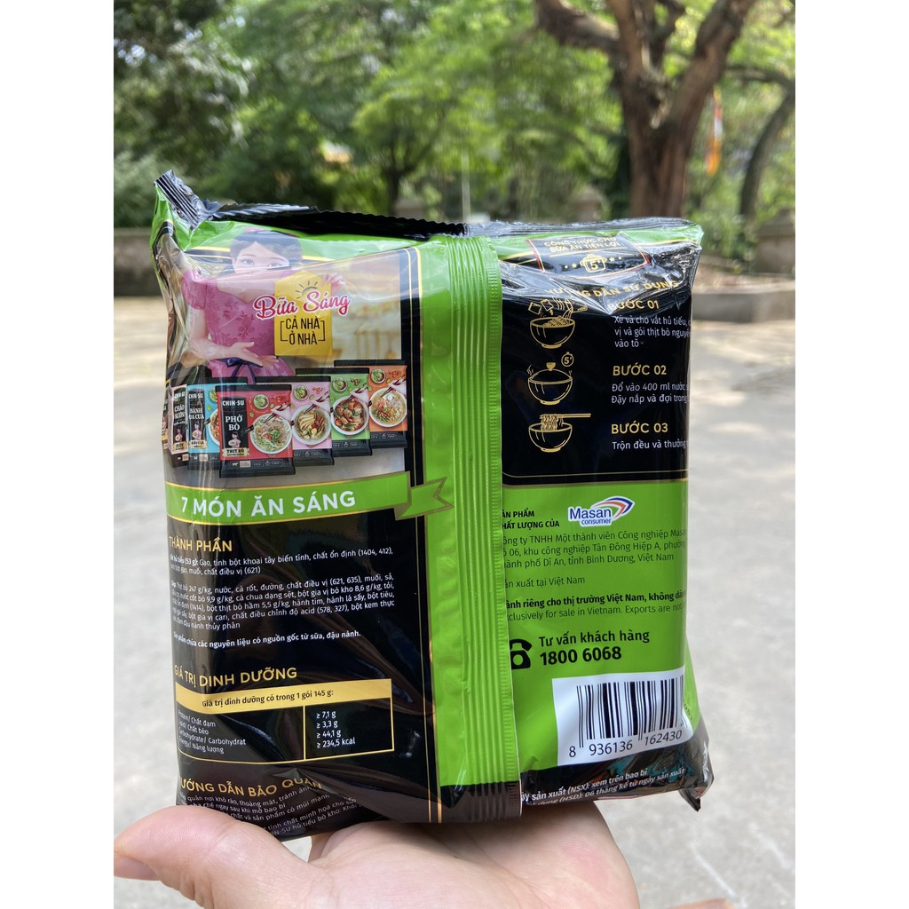 GÓI HỦ TIẾU BÒ KHO CHINSU THỊT BÒ NGUYÊN MIẾNG 145G | BigBuy360 - bigbuy360.vn