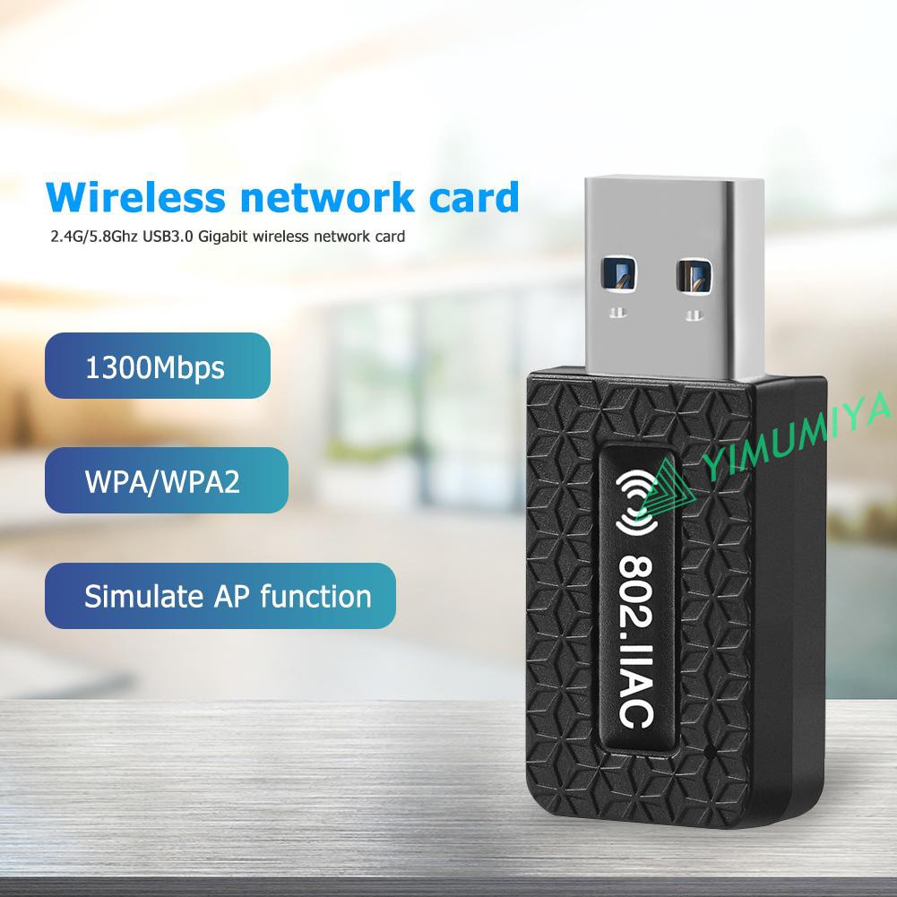 Usb Wifi 3.0 1300m 2.4 + 5.8g | BigBuy360 - bigbuy360.vn