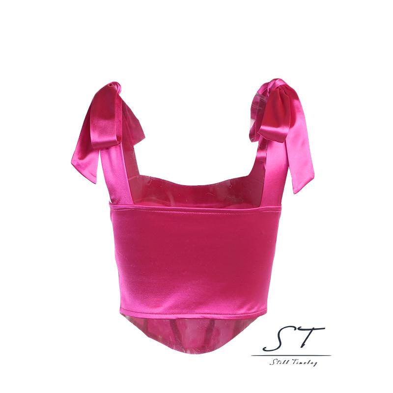 Áo nịt ngực nữ không tay màu sắc thời trang