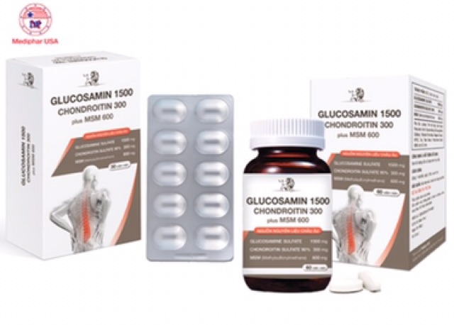 Thực phẩm hỗ trợ xương khớp - GLUCOSAMIN 1500 – CHONDROITIN PLUS MSM