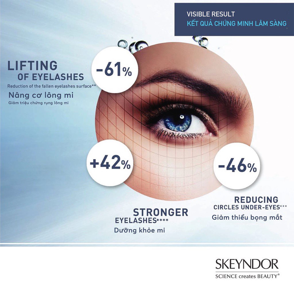 SKEYNDOR Hyaluronic Gel dưỡng mắt đồng thời dưỡng dài mi Cooling Eye Contour & Eyelashes Gel Power HA 15ml | BigBuy360 - bigbuy360.vn