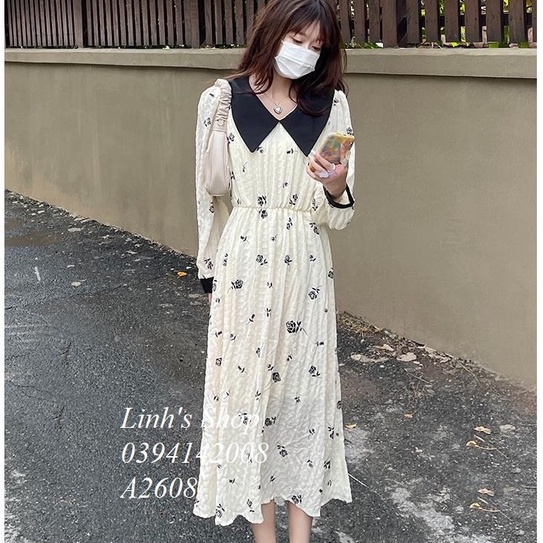 Váy Chít Eo Co Giãn Lịch Sự Công Sở A2608