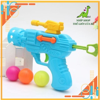 Súng bắn bóng bằng nhựa an toàn cho bé, trò chơi vui nhộn