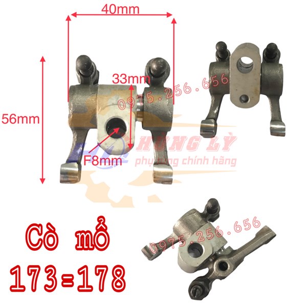 Cò mổ 173=178 phụ tùng máy cày phụ tùng máy nông nghiệp phụ tùng Hùng Lỳ