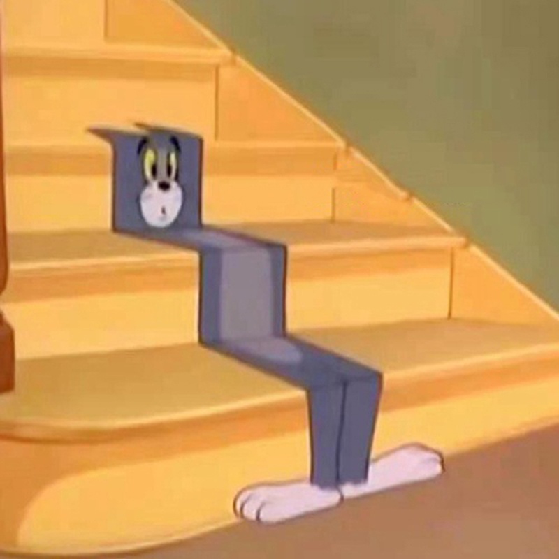 Thảm Giấy v3n Họa Tiết Hoạt Hình tom & Jerry Trang Trí Cầu Thang yl2206