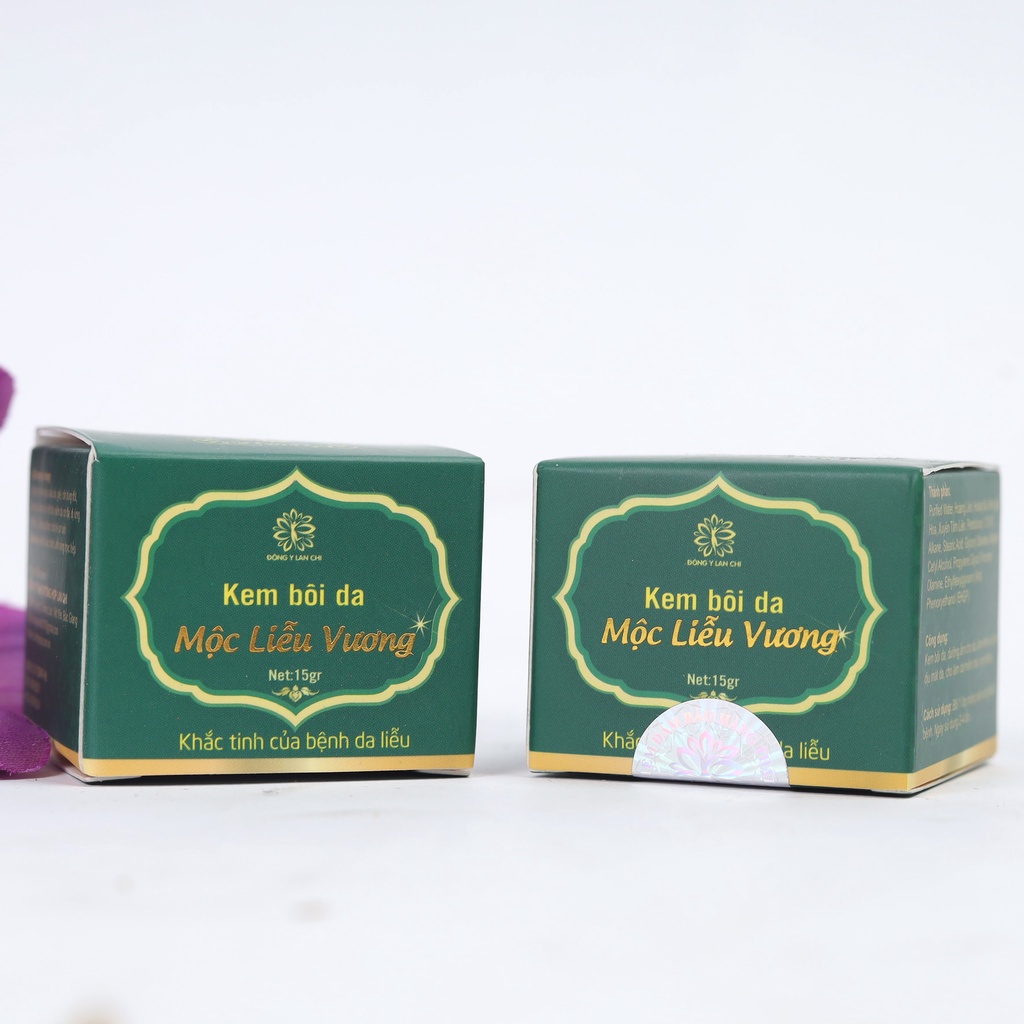 Kem bôi da dị ứng mẩn ngứa Mộc Liễu Vương - Đông Y Lan Chi hũ 15 gram, kem bôi viêm da cơ địa nấm ngứa hắc lào