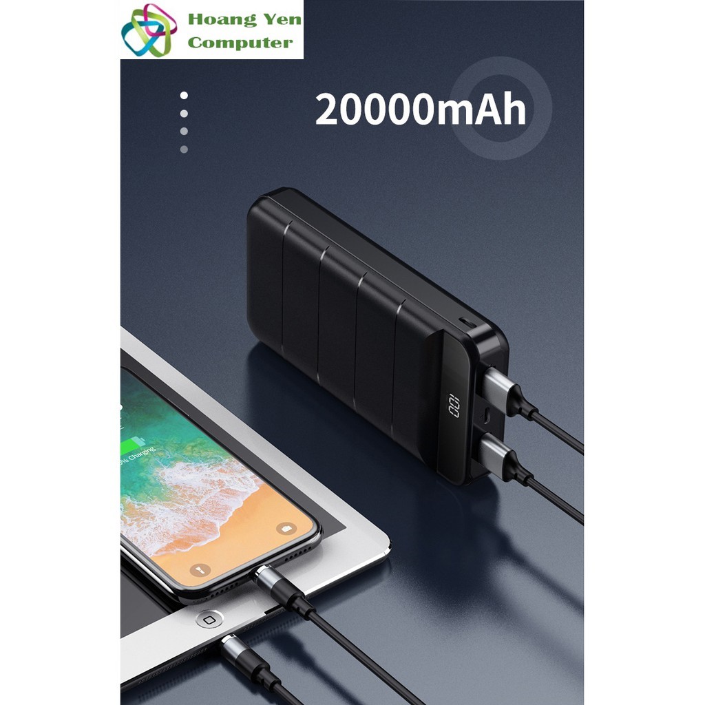 Sạc Dự Phòng Remax RPP-140 20000mAh Lõi Polymer 2 Cổng Sạc Vào, 2 Cổng Sạc Ra - BH 1 Năm - Hoàng Yến Computer