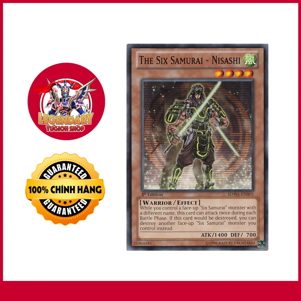 [[Thẻ Bài Yugioh Chính Hãng] The Six Samurai - Nisashi