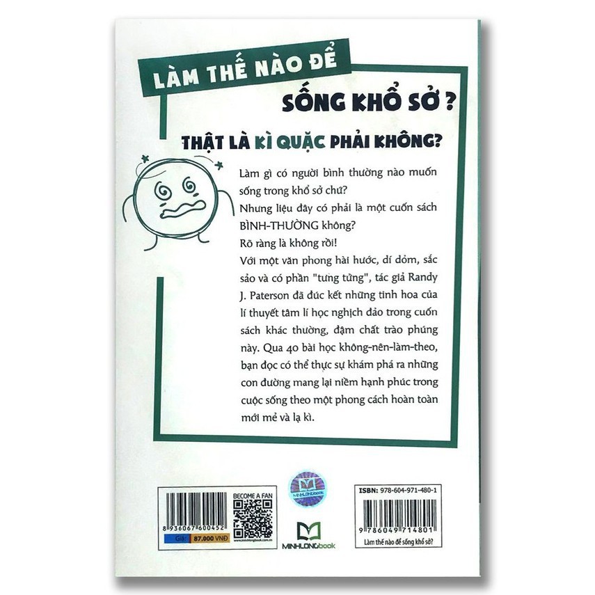 Sách: Làm Thế Nào Để Sống Khổ Sở? - Cẩm Nang Không Nên Làm Theo