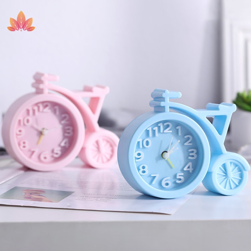Đồng hồ báo thức để bàn hình dạng độc đáo màu sắc ngọt ngào