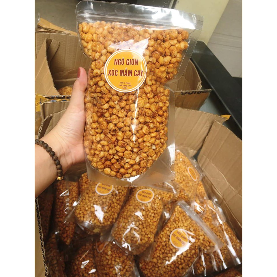 Ngô Giòn Xóc Mắm Cay túi 500gr-Ngô Cay -Ngô Chiên | BigBuy360 - bigbuy360.vn