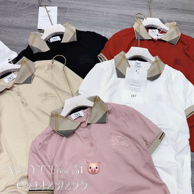 ÁO PHÔNG CỔ BẺ BURBERRY