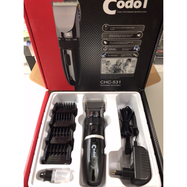 Tông đơ cắt tóc CODOL CHC-531 không dây dùng cắt tóc cho gia đình trẻ em sơ sinh điều chỉnh nhiều mức độ dài lưỡi