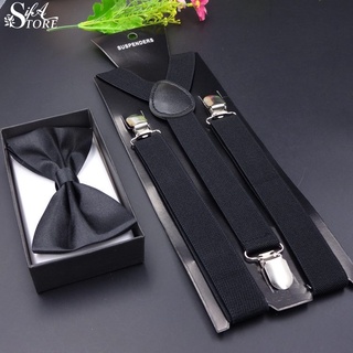 Combo Dây Đai Quần Chữ Y Kèm Nơ Cổ Thời Trang Hàn Quốc