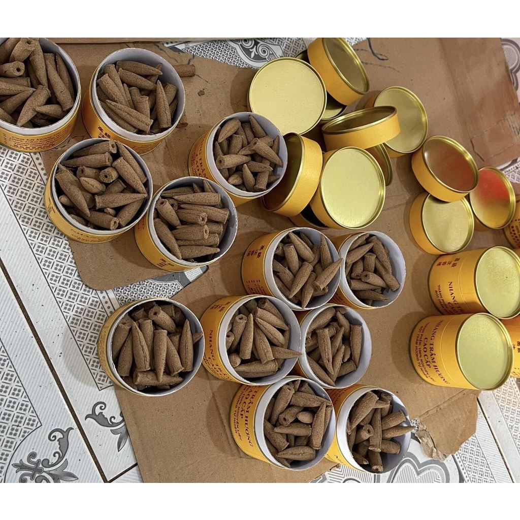 Nụ Trâm Hương Trầm Nguyên Chất -Nhang trầm Hương Không  Nhang Nụ Trầm Hương Trầm Nguyên Chất