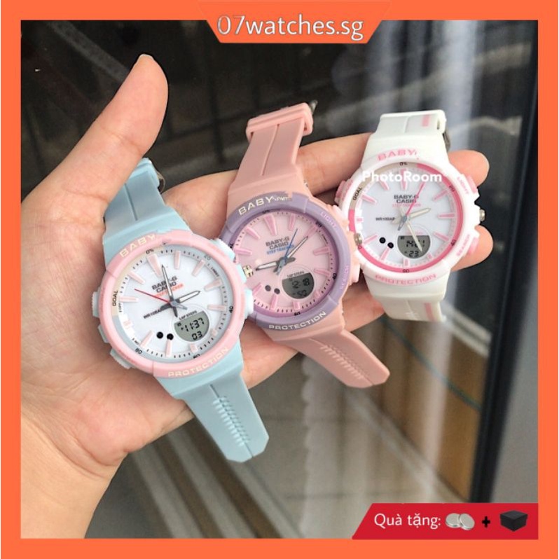 Đồng Hồ Nữ Baby BGS-100SC dây cao su nhiều màu siêu hot