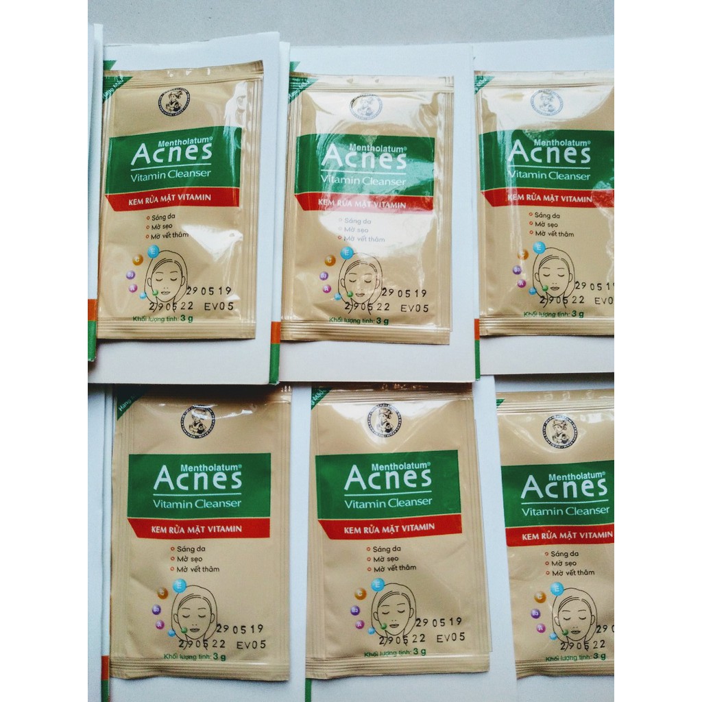 10 gói Sữa rửa mặt Acnes giảm thâm, ngừa sẹo (gói 3g) | BigBuy360 - bigbuy360.vn