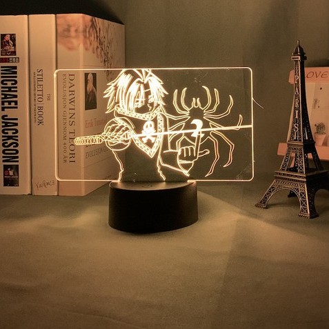 Đèn 3D trang trí Led Hunter X Hunter Feitan - Trang Trí Phòng Ngủ Nightlight