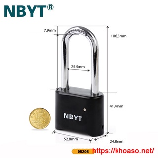 Ổ khóa mật khẩu chống trộm NBYT D5206
