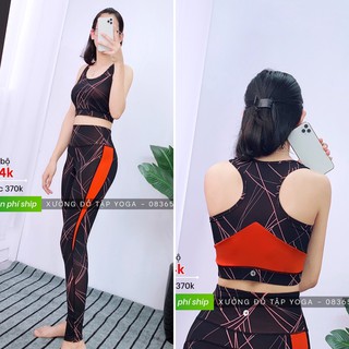 🌸Ảnh thật 100%🌸 SALE SIÊU RẺ 🌸 SET ĐỒ LỬNG TẬP Yoga, Gym, Aerobic - Bộ thể thao nữ lưng 3 lỗ LẺ SIZE S 🌸🌸