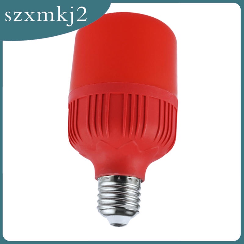 Bóng đèn LED chuôi E27 màu đỏ trang trí tiệc/lễ tạ ơn/Halloween/Giáng sinh/phòng ngủ/phòng khách/phòng bé